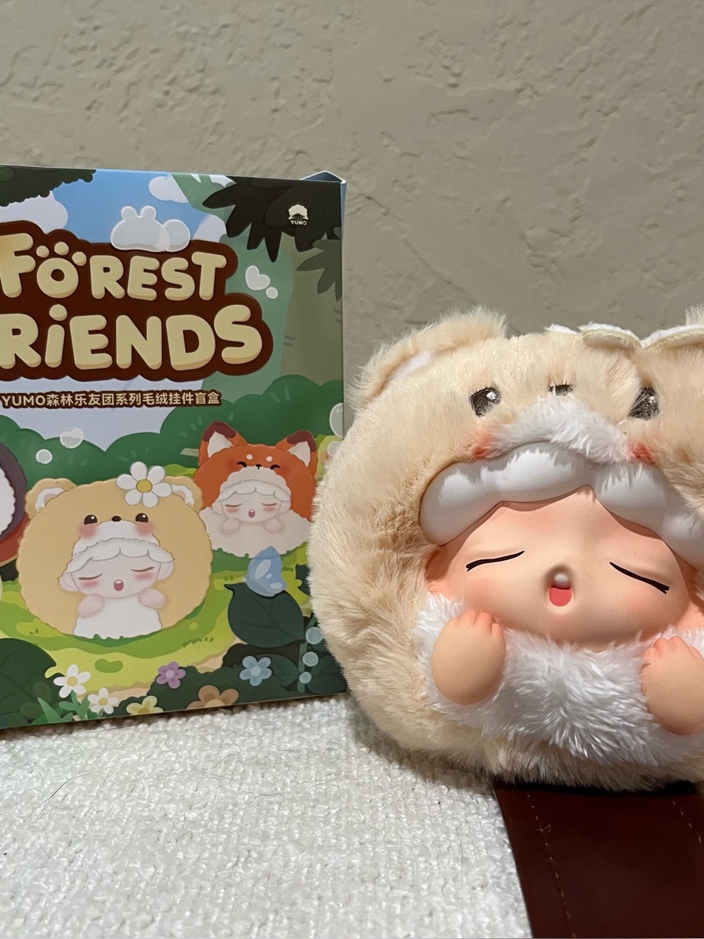 Jotoys Yumo Forest Friends Plush Charm - Beige Bear